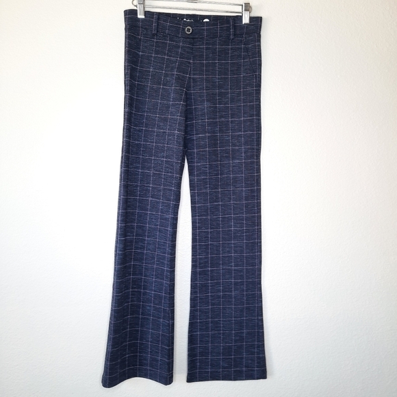Betabrand Gray Plaid Boot Cut Classic Yoga Dress Pants XSP - Picture 2 of 6